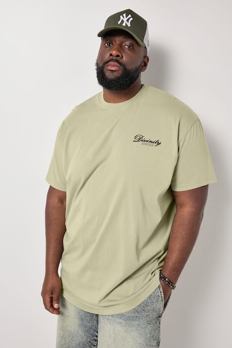 Тениска с винтидж визия и принт на гърба