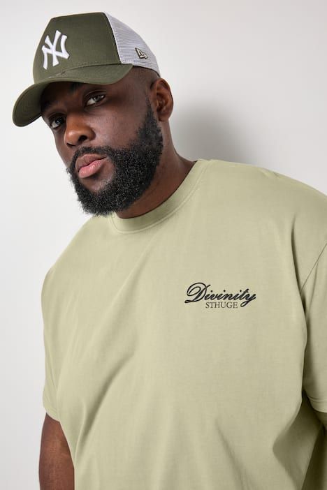 Тениска с винтидж визия и принт на гърба