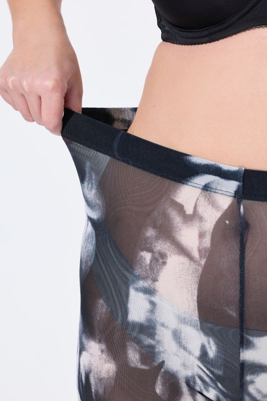 Sheer Tie Dye Bike Shorts