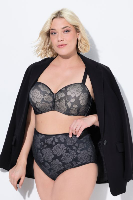 Rose Print Microfiber Panty