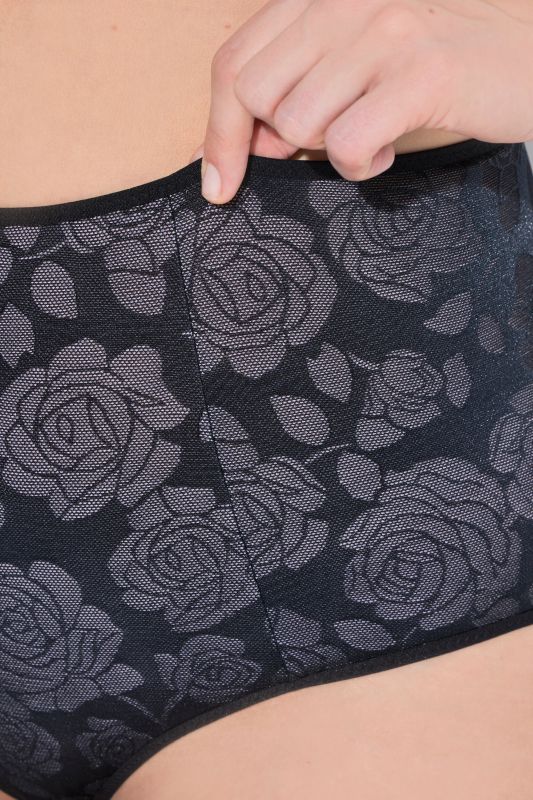 Rose Print Microfiber Panty