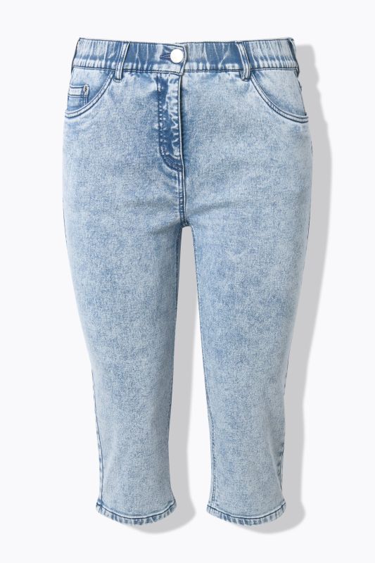 Denim Look Capri Sweatpants