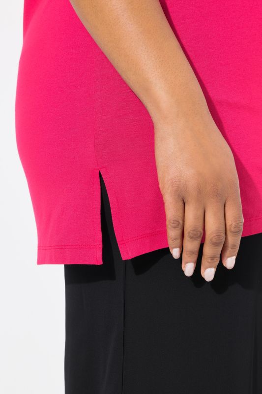 Блуза с шифон и бляскави акценти