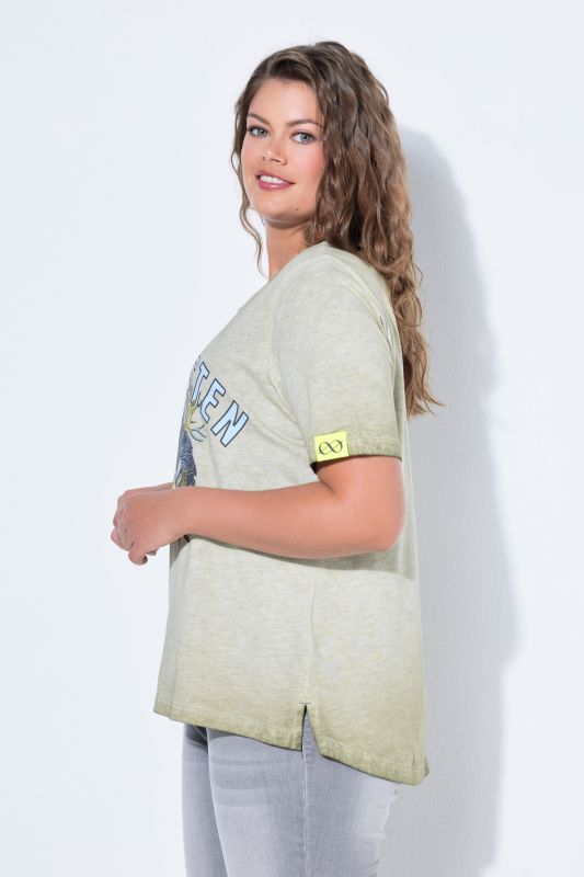 Nautical Print V-Neck Short Sleeve Tee