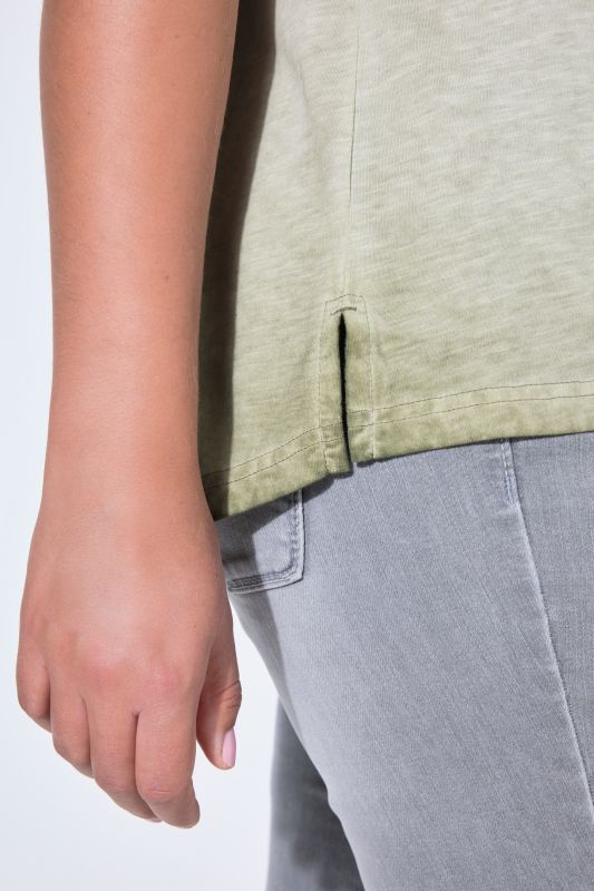 Nautical Print V-Neck Short Sleeve Tee