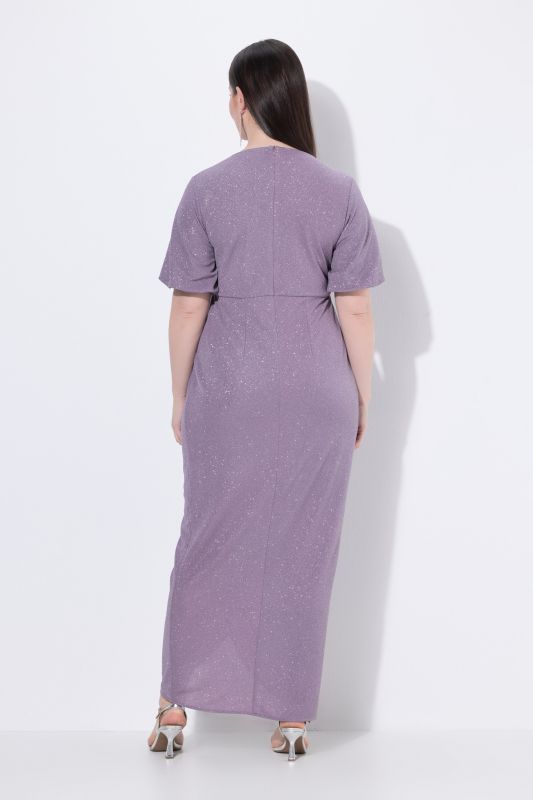 Sparkling Wrap Look Gown