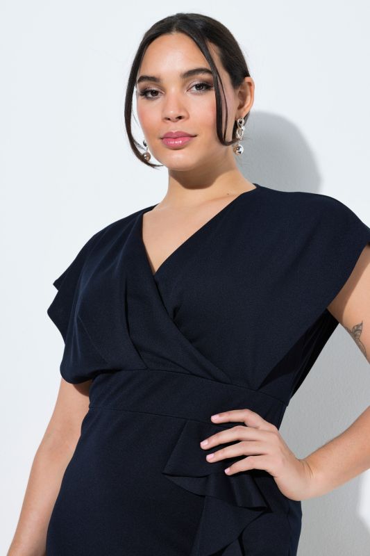 Ruffle Cascade Dress