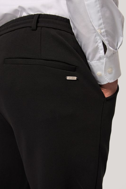 Jersey trousers, slip on style, chino, FLEXNAMIC®, business, mix-and-match NEW YORK, up to 8 XL