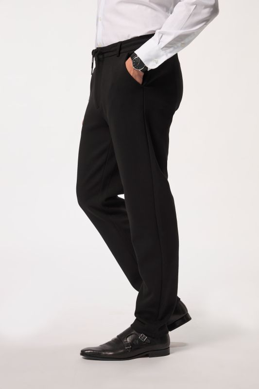 Jersey trousers, slip on style, chino, FLEXNAMIC®, business, mix-and-match NEW YORK, up to 8 XL