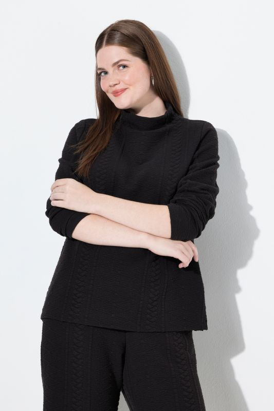 Суитчър памучен с яка