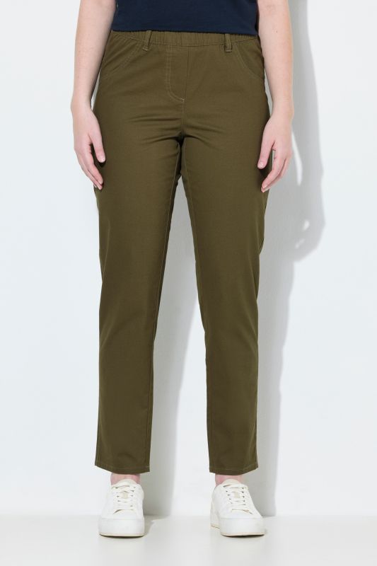 Eco Cotton Elastic Waist Stretch Jeggings