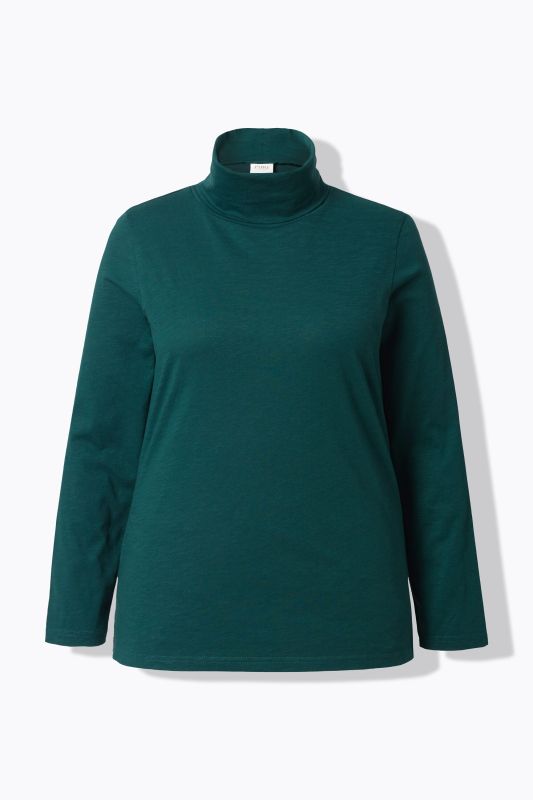 Cotton Knit Slim Fit Turtleneck