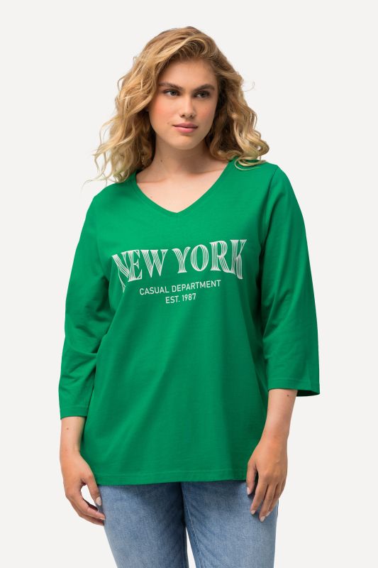 Тениска с графичен принт с надписи