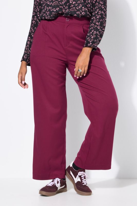 High Waisted Wide Leg Suit Pants