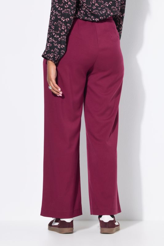 High Waisted Wide Leg Suit Pants