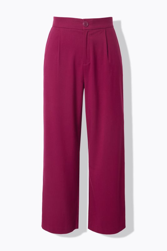 High Waisted Wide Leg Suit Pants