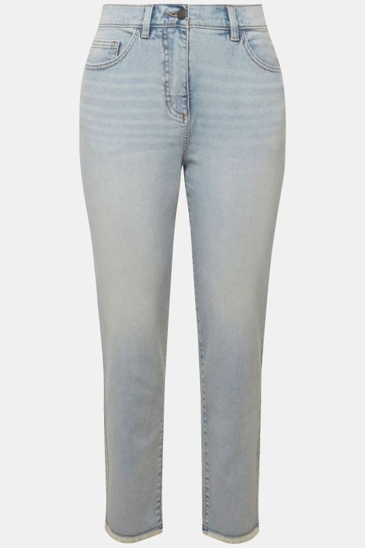 Дънки тип Mom еластични