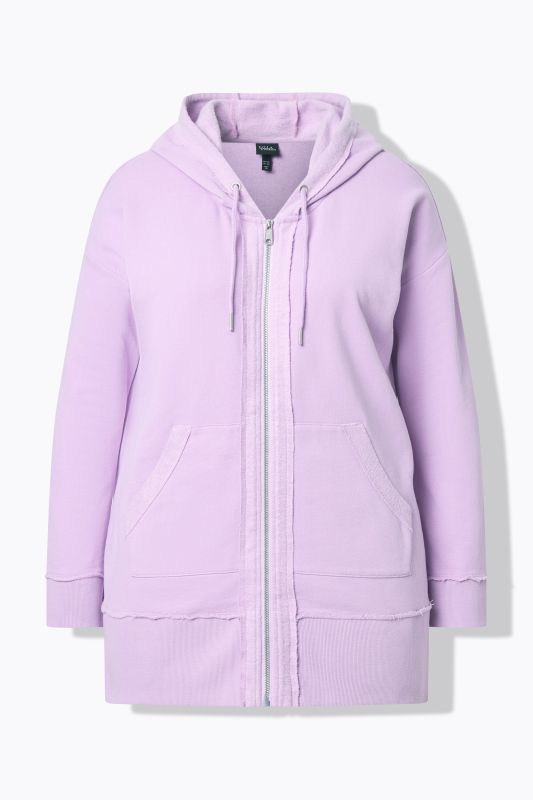 Суитчър с цип и декоративни шевове