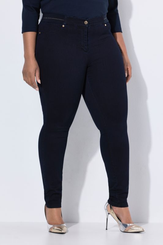 Glitter Stripe Stretch Fit Jeggings