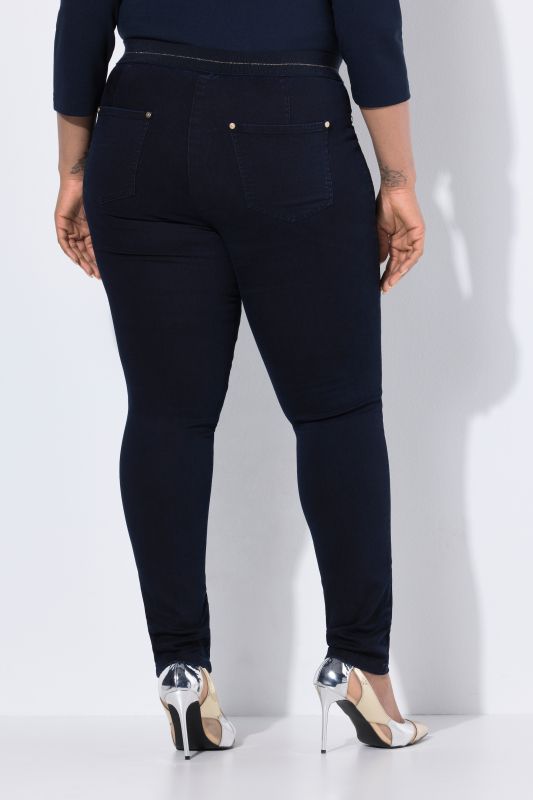 Glitter Stripe Stretch Fit Jeggings