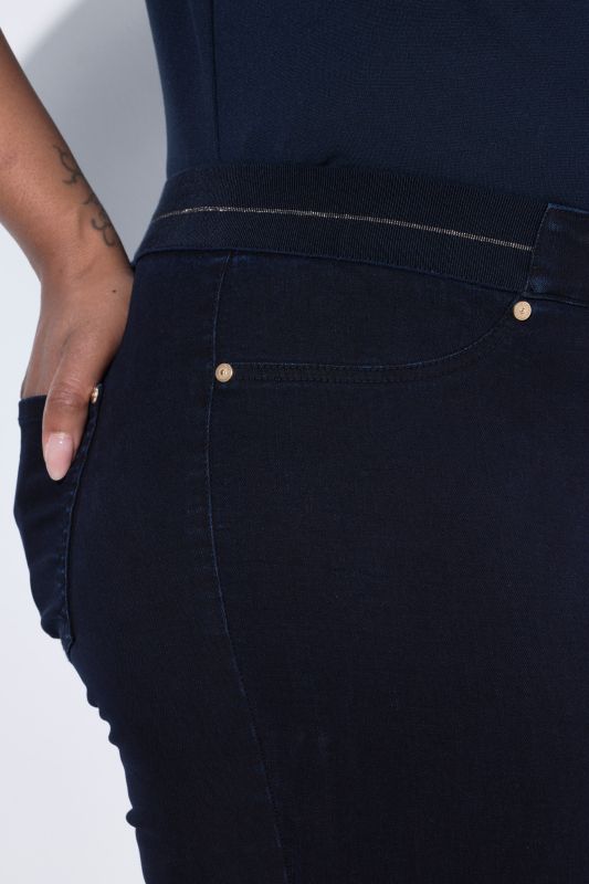 Glitter Stripe Stretch Fit Jeggings