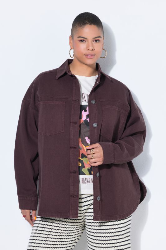 Яке дънково с паднали рамене