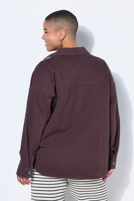 Яке дънково с паднали рамене