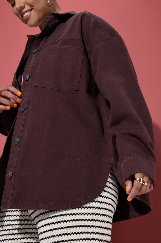 Яке дънково с паднали рамене