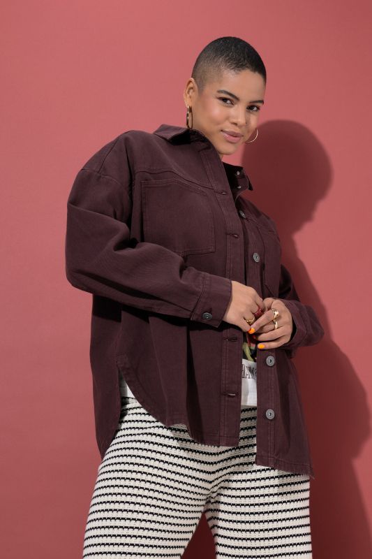 Яке дънково с паднали рамене