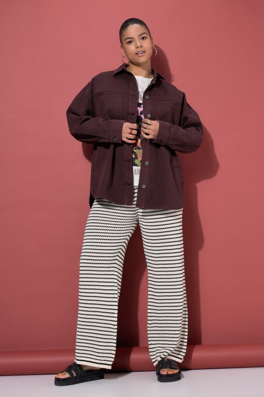 Яке дънково с паднали рамене