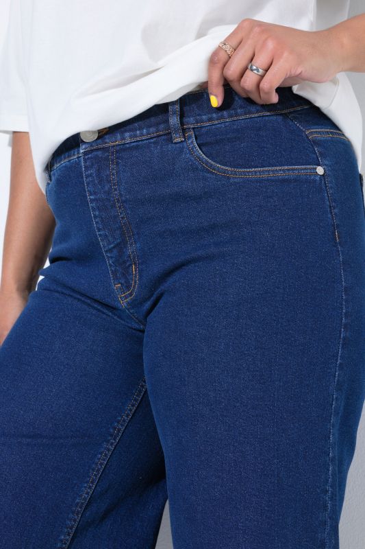 Long Stretch Fit Denim Shorts