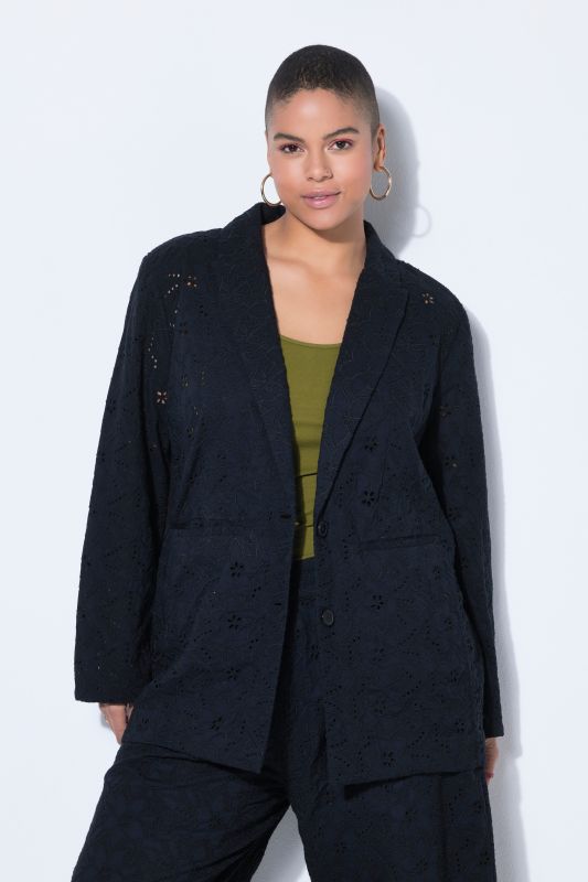 Floral Lace Oversized Blazer