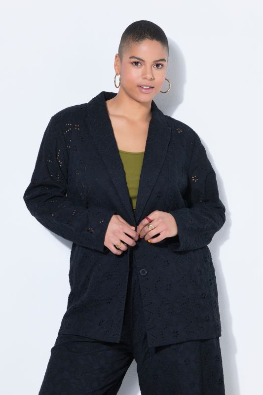 Floral Lace Oversized Blazer