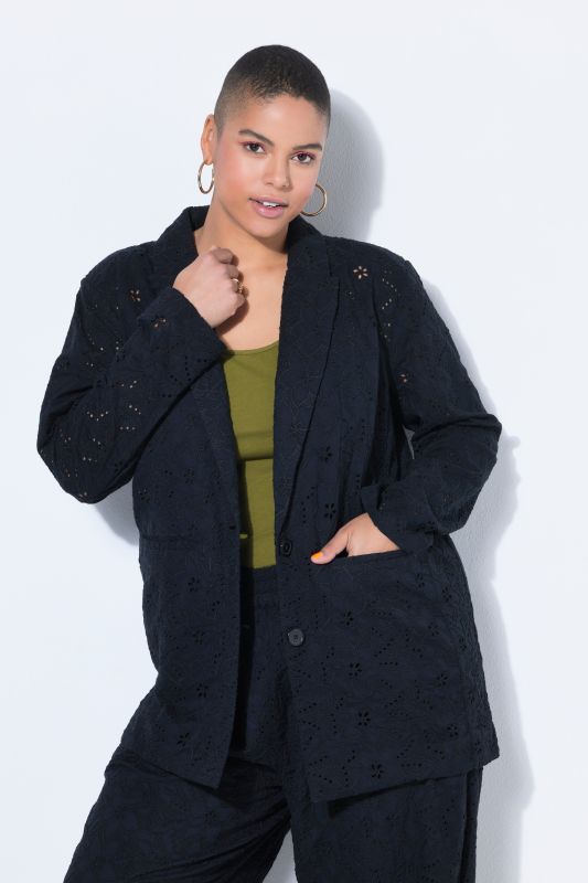 Floral Lace Oversized Blazer