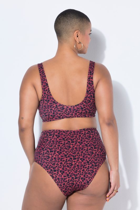 Leopard Print  Bikini Top