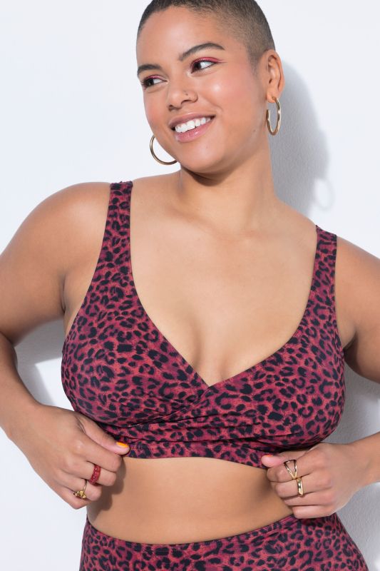 Leopard Print  Bikini Top