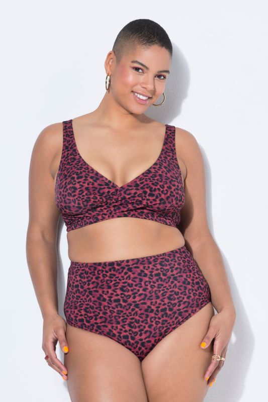 Leopard Print Shaping Bikini Briefs