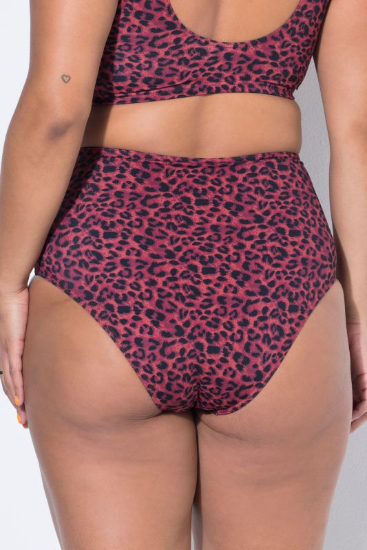 Leopard Print Shaping Bikini Briefs