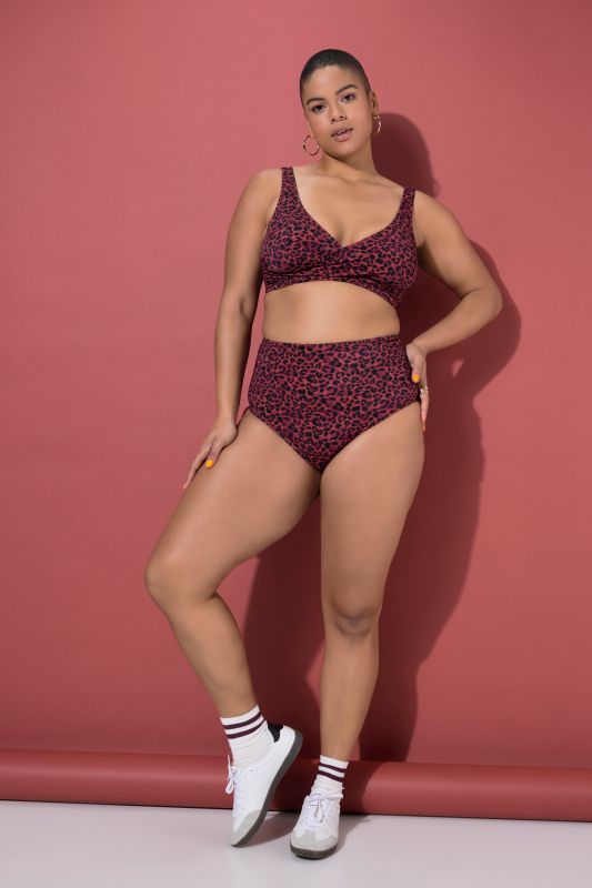 Leopard Print Shaping Bikini Briefs