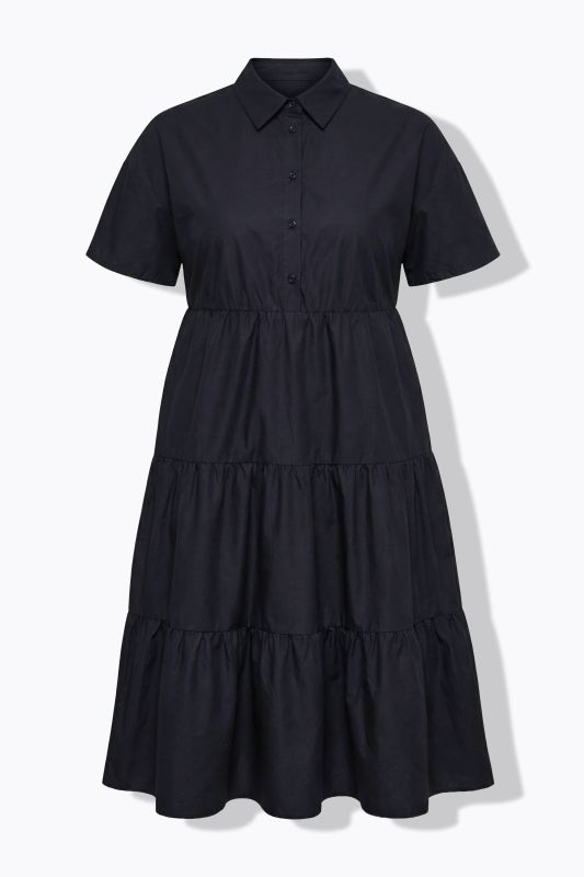 Tiered Flounce Panel  Dress