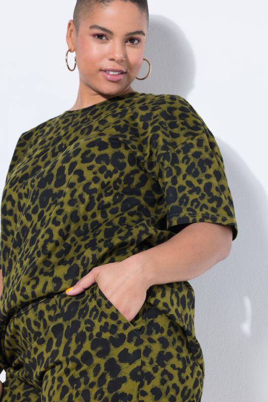 Leopard Print  Shortie Pajama Set