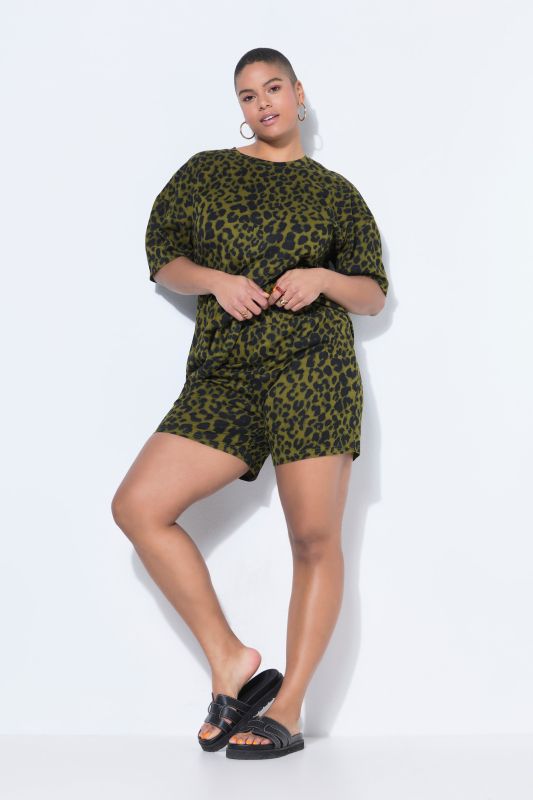 Leopard Print  Shortie Pajama Set