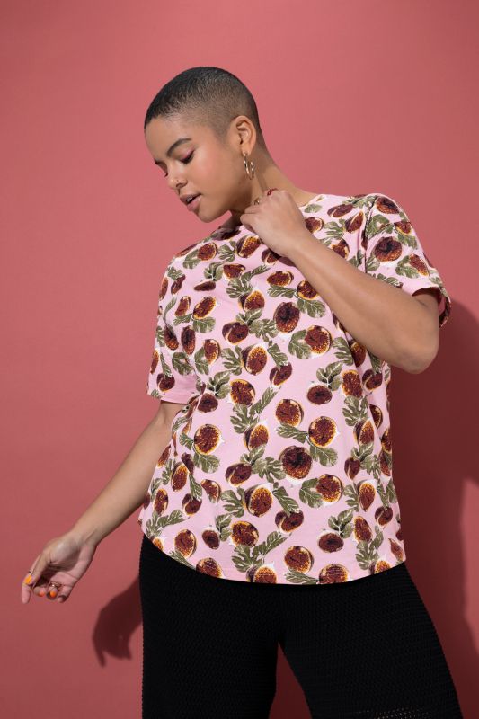 Fig Print Short Sleeve Tee