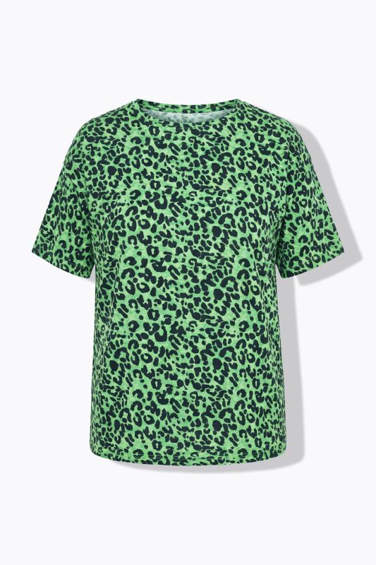 Neon Leopard Print Short Sleeve Tee