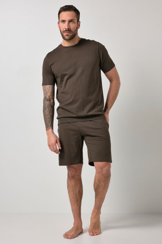 Pyjamas, short two-piece, stomach fit, up to 8 XL