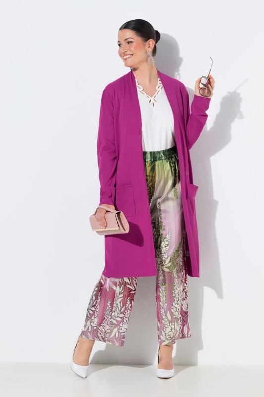 Longline Open Shape Cardigan