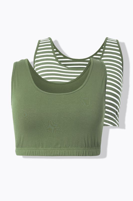 Eco Cotton 2 Pack Bralettes