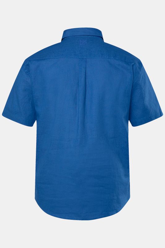 Short Sleeve Linen Blend Shirt
