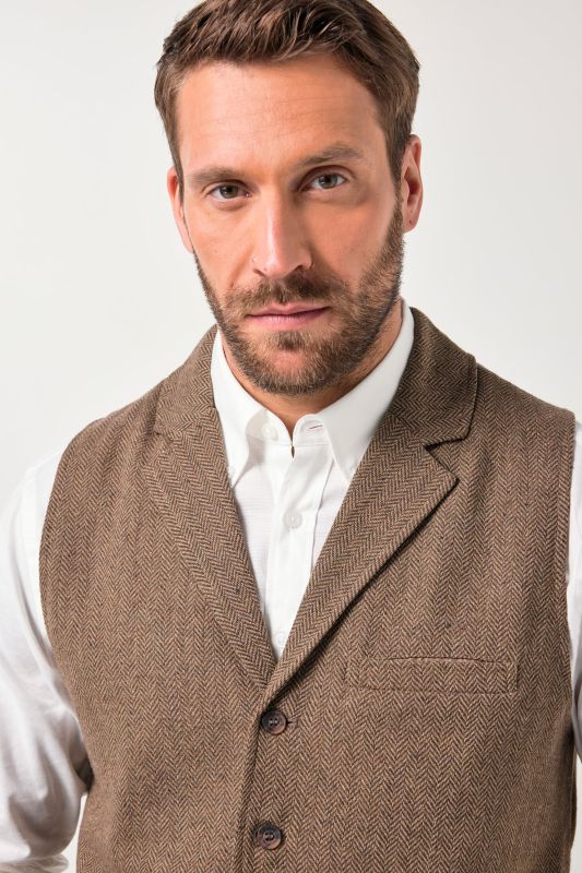 Tweed waistcoat FLEXNAMIC®