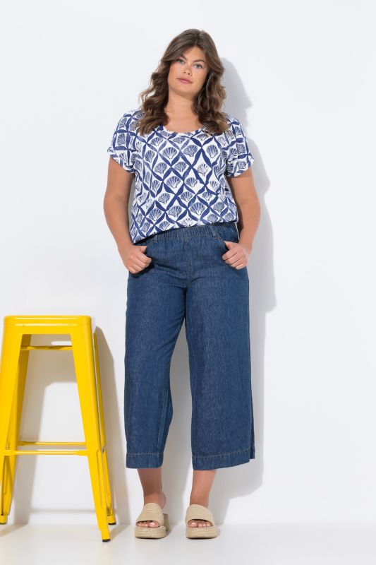 Linen Blend Culottes